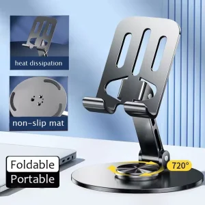All Metal Aluminum 360 Mobile Phone Holder