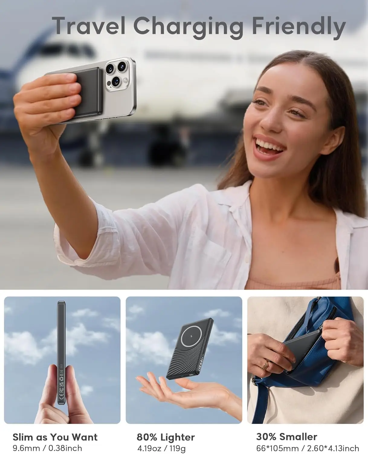 5000mAh Magnetic Power Bank - Image 2