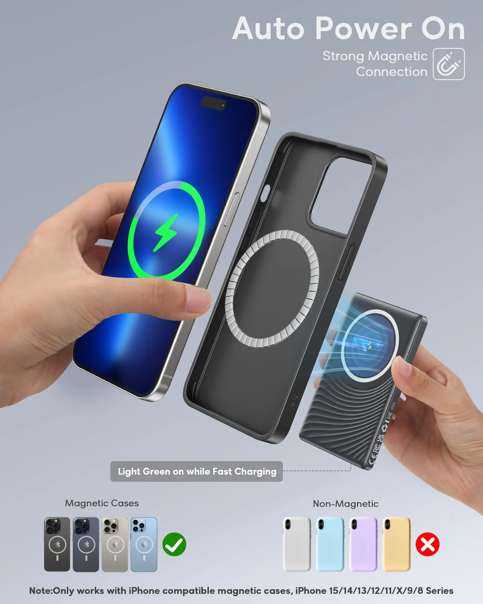 5000mAh Magnetic Power Bank - Image 3