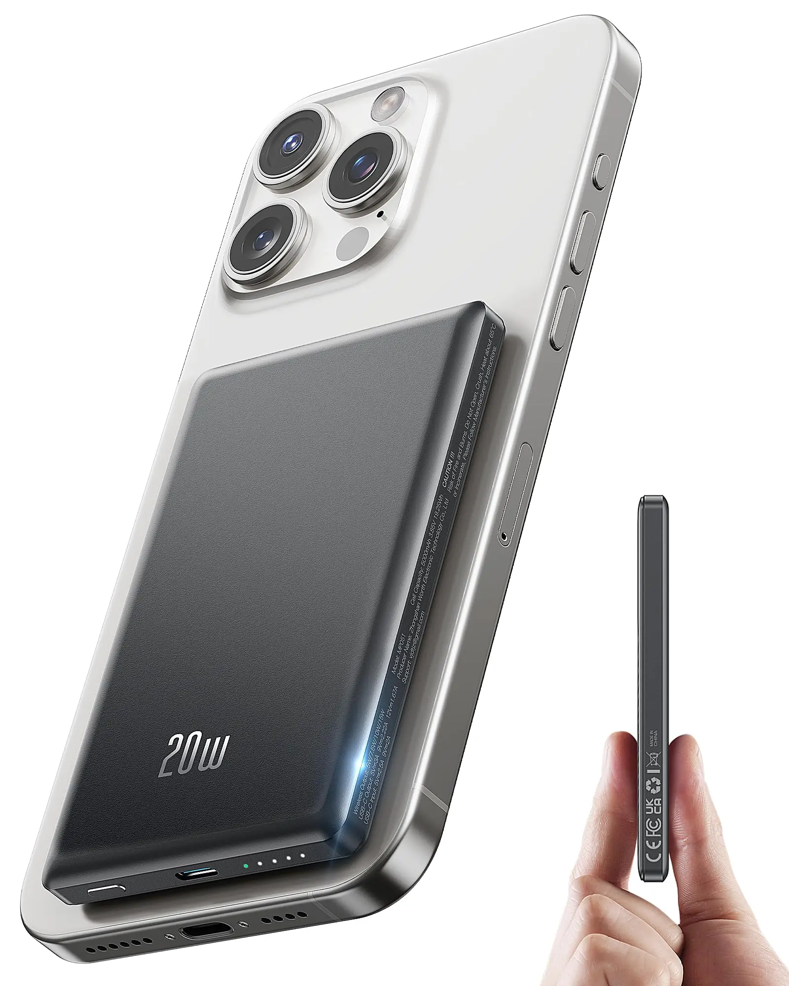 5000mAh Magnetic Power Bank - Image 1