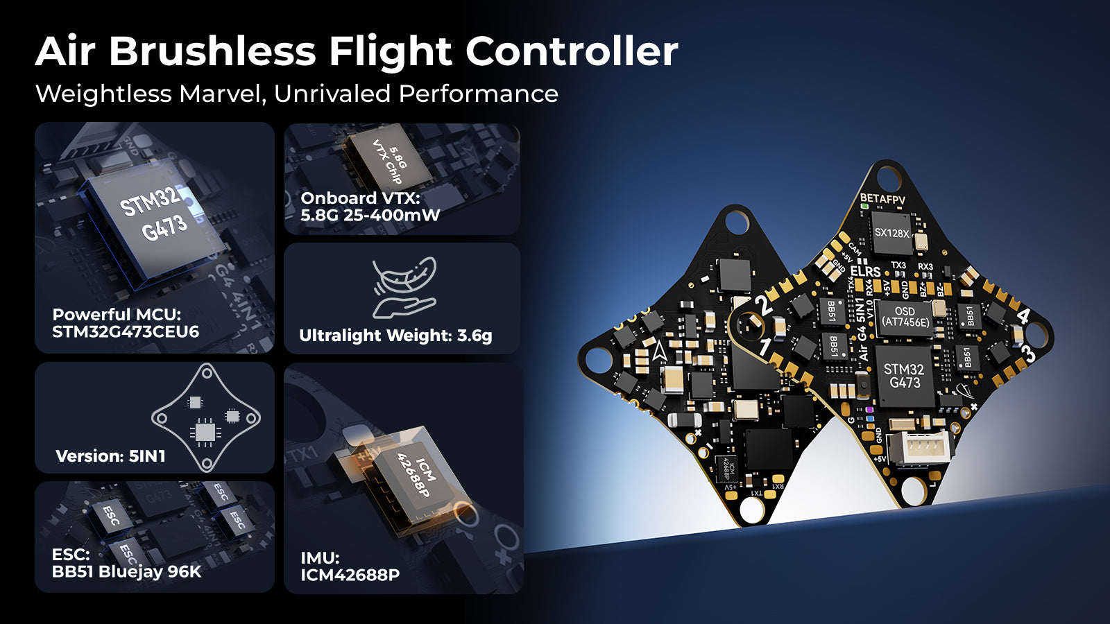 BETAFPV Air65 5 IN 1 Brushless Whoop Quadcopter RC Racing Freestyle Drones ship from US - Image 7