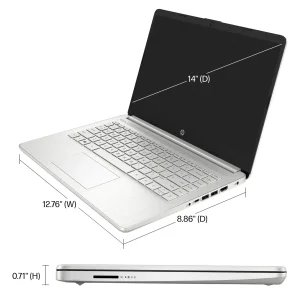 HP 14" Business Laptop,Intel Celeron N4120,4GB RAM, 128GB eMMC,1 Year Office 365,Windows 11 Home - Thumbnail Image 4