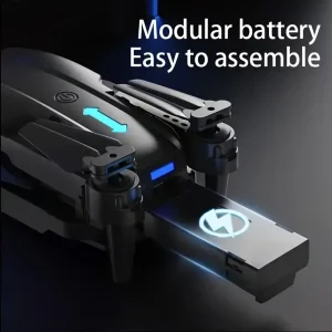 E88 Pro MAX Drone Offers Optional Screen Remote Control / Regular Remote Control / 3PS Battery, Dual Cameras, Two Batteries, Brushless Motor, Obstacle Avoidance Function, Foldable Quadcopter. LED Lights. Ideal Gift. Suitable for Beginners. - Thumbnail Image 3