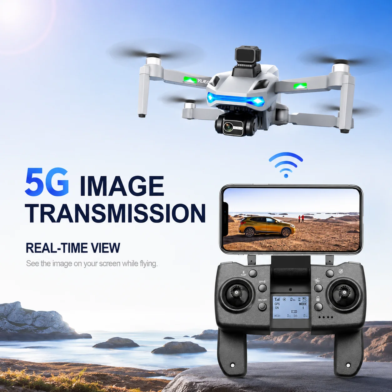 ZNLYRION S135 EIS PRO Drone with GPS Auto Return 8K HD Camera 360° Obstacle Avoidance, 5G WIFI FPV Brushless Motor - Image 5