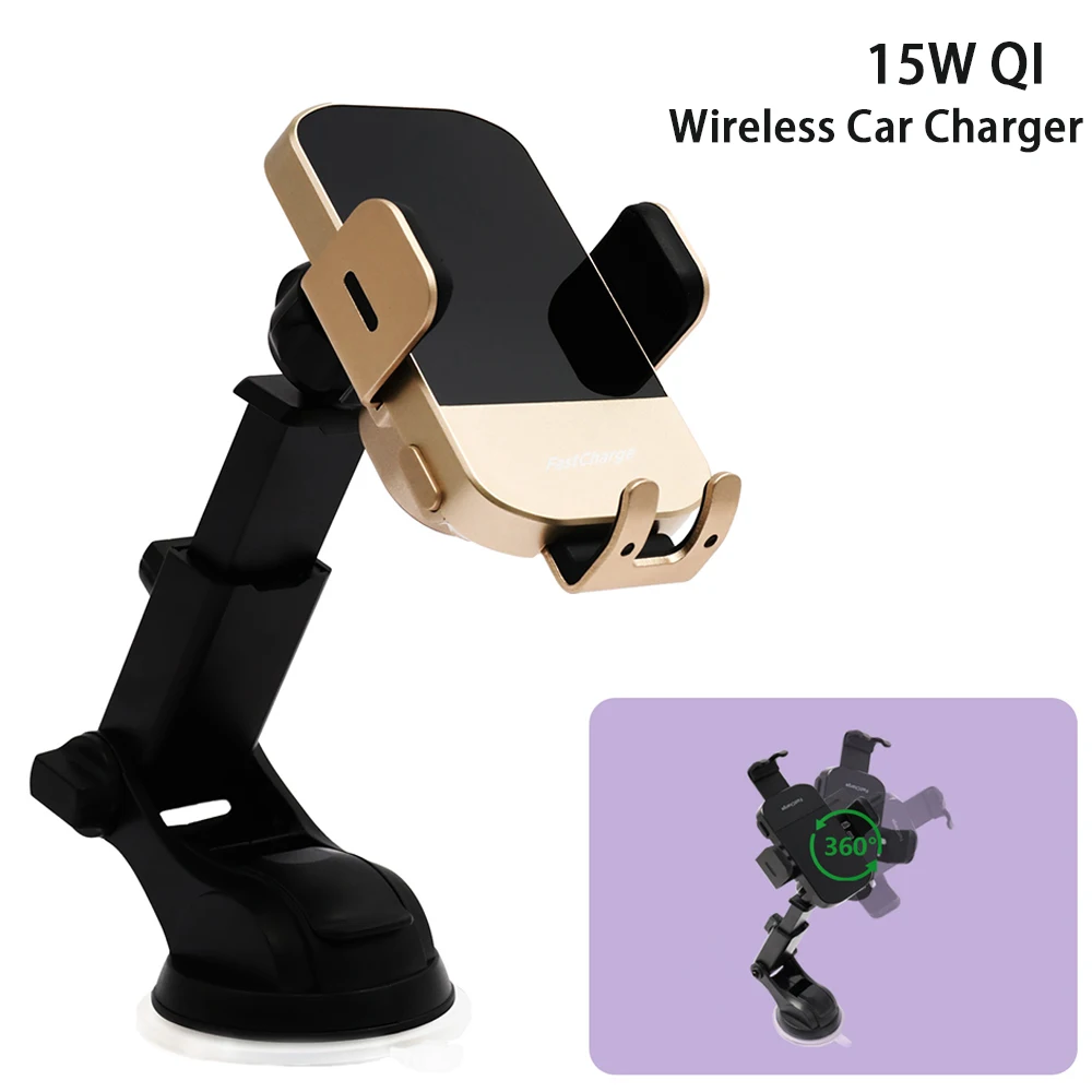 15W Qi Wireless Chargers Car Phone Holder Magnetic Automatic Vent Phone Mount Fast Charg for IPhone 14/13/12/11/X Samsung Galaxy - Image 1