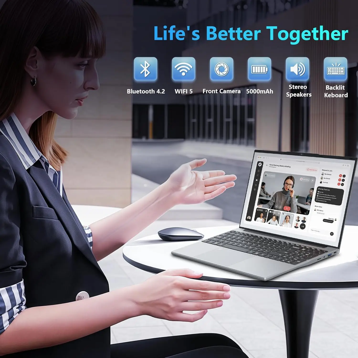 15.6 inch Intel Notebook PC Ultra Slim Laptop Intel Core I3 6100U 16GB RAM 1TB 2TB SSD Office Study Computer PC Windows 11 Pro - Image 6