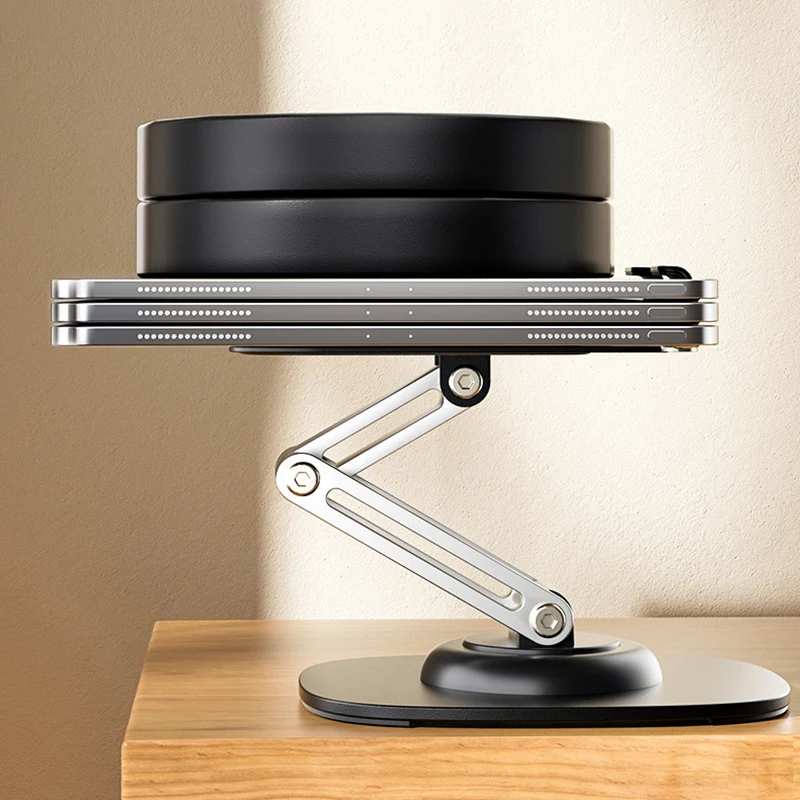 360° Rotation Portable Tablet Holder For Phone iPad iPhone 17 Xiaomi Folding Lazy Desktop Live Mobile Phone Stand Mount Bracket - Image 3