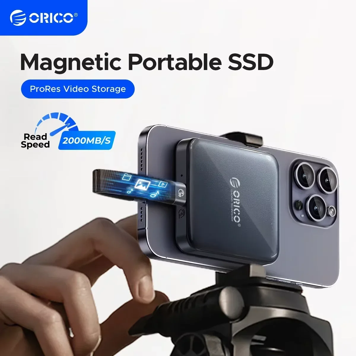 ORICO Magnetic Portable SSD USB3.2 20Gbps - Image 1