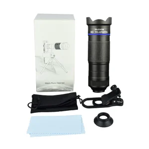 36X Telescope Zoom Lens Monocular Mobile Phone Camera Lenses for iPhone Samsung Smartphones For Camping Hunting Sports - Thumbnail Image 2