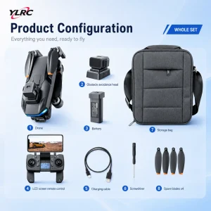 ZNLYRION S135 EIS PRO Drone with GPS Auto Return 8K HD Camera 360° Obstacle Avoidance, 5G WIFI FPV Brushless Motor - Thumbnail Image 3