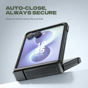 Dexnor for Samsung Galaxy Z Flip 8 Case with Dual Kickstands & Auto-Close Hinge Protection & Screen Protector, Full-Body Rugged Shockproof Protective Cover Heavy-Duty Bumper Cases - Thumbnail Image 4