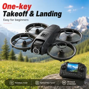 LY3 Portable Drone Dual Camera Aerial PLY3 Portable Drone Dual Camera Aerial Photography 2.4 Inch Screen Remote Control WIFI Image Transmissiohotography 2.4 Inch Screen Remote Control WIFI Image Transmission Optical Flow Hover Full Protection RC Drone Toy - Thumbnail Image 5