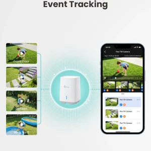 Camstro 4k solar camera outdoor wireless 4CH NVR Full-color night vision 2.4G 5G WIFI Camera PIR Two-way voice WiFi PT Camera Outdoor ,Built-in 64GB SD card - Thumbnail Image 8