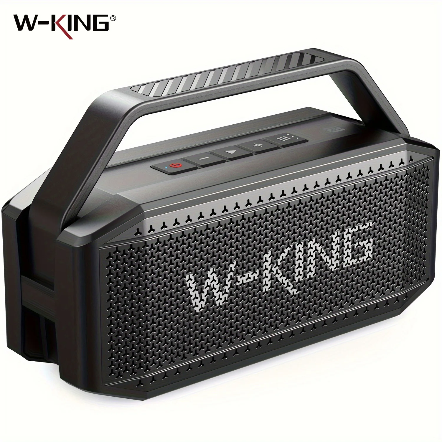 W-KING D9-1 100W Peak 60W RMS Deep Bass Bluetooth Speaker, IPX6 Portable Waterproof Loud Bluetooth Speakers Wireless with Subwoofer - Image 1