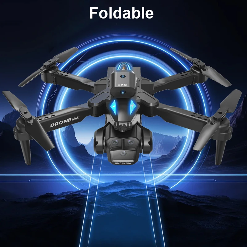 New Model Drone, Equipped with Three Cameras, High-definition Video Recording, Optical Flow Positioning, FPV, One-click Take-off And Landing, Optical Flow Positioning, Electrically Controlled Camera, Headless Mode, Three Flight Speed Settings - Image 1