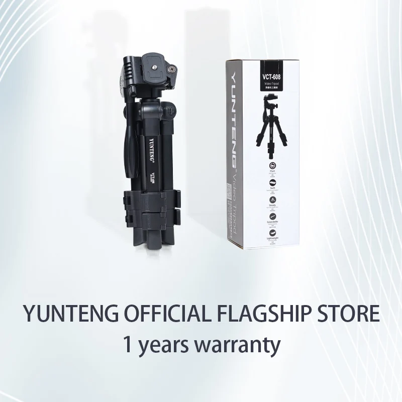 Professional desktop tripod, mobile phone and DSLR camera floor stand, high stability aluminum alloy material, high-quality and high load-bearing universal adjustment gimbal, can be used for DSLR cameras and mobile phones - Image 5