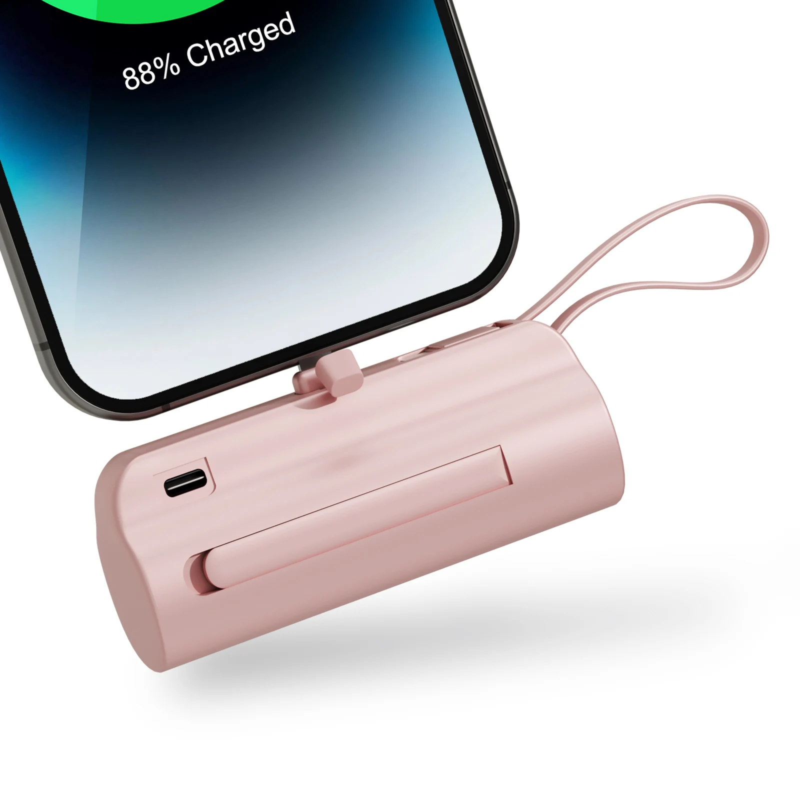Mini Power Bank Portable 4500mAh Power Phone Charger Capsule Dual USB-C Ports For IPhone16/ 15/15 plus/15 pro/15 pro Max/Android - Image 1