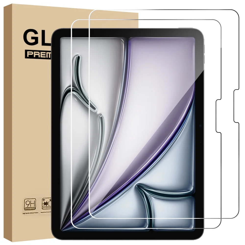 2PCS Screen Protector Case for IPad Pro 13 12.9 11 6th A16 M4 M2 2024 Air 5 4 3 2 1 9 9th 10 10th Gen Mini 6 10.9 10.2 9.7 Cover - Image 2
