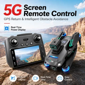 ZNLYRION S159 Brushless GPS Drone with 8K Camera  5G FPV Optical Flow Hover and 20Mins Flight Time - Thumbnail Image 2