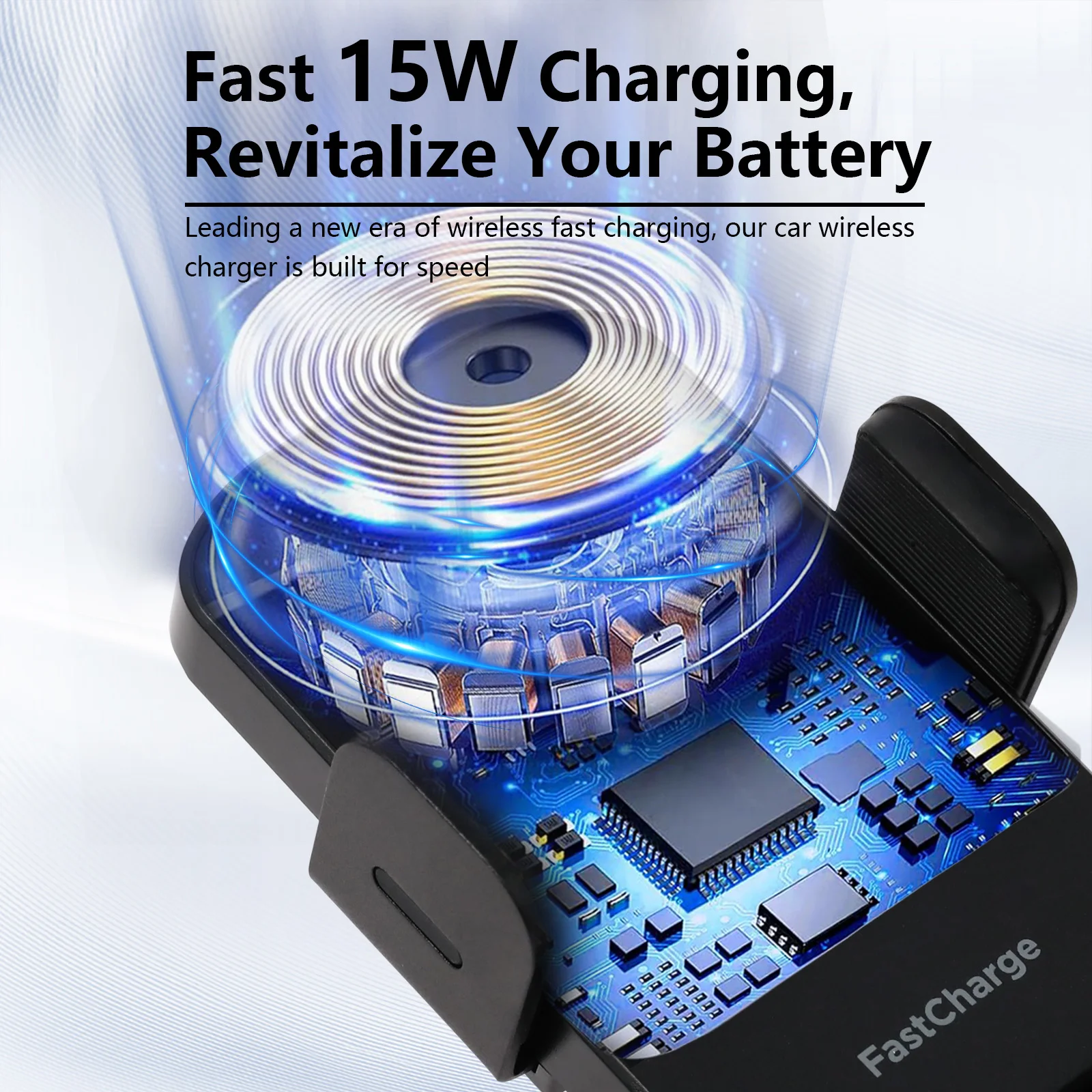 15W Qi Wireless Chargers Car Phone Holder Magnetic Automatic Vent Phone Mount Fast Charg for IPhone 14/13/12/11/X Samsung Galaxy - Image 5