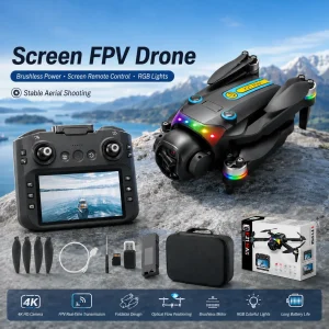 RC Drone Optical Flow Hover Headless Mode 360° Stunt Roll Trajectory Flight Waypoint Definition One Key Takeoff Landing Wind Resistant Hobby Drone - Thumbnail Image 2