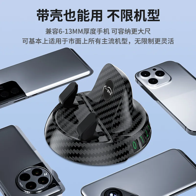 phone holder, in-car fixed navigation phone mount, or temporary license plate holder - Image 2