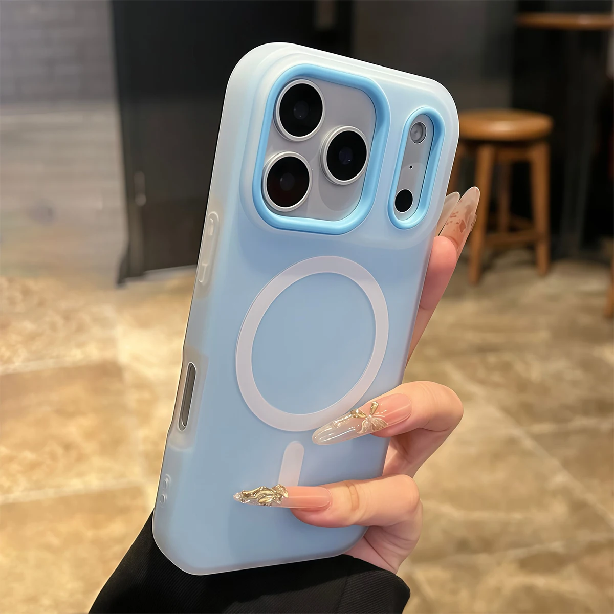 Luxury Candy Color 2-in-1 Magnetic Phone Case for iPhone 17/16/15/14/13/12/11 Pro Max Plus , Matte Soft Shockproof Skin-Friendly Cover with Magnetic Wireless Charging - Image 1