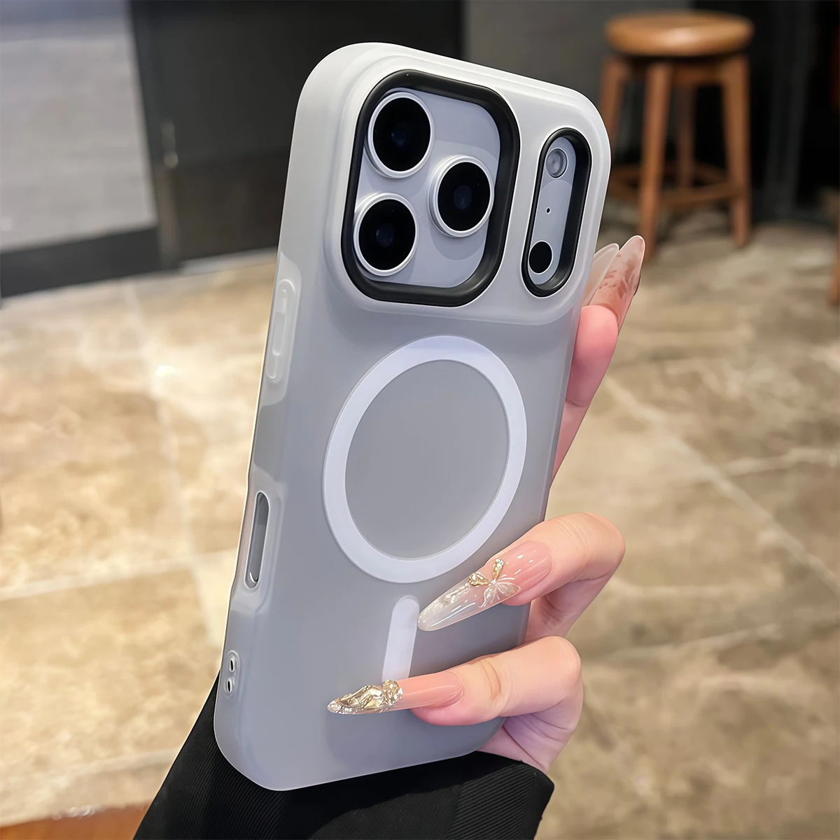 Luxury Candy Color 2-in-1 Magnetic Phone Case for iPhone 17/16/15/14/13/12/11 Pro Max Plus , Matte Soft Shockproof Skin-Friendly Cover with Magnetic Wireless Charging - Image 3