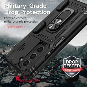 For Samsung Galaxy Z Fold 6 5 4 Phone Cases with Slide Lens Protective Cover Shockproof Camera Protector Case for Z Fold 6 5 4 - Thumbnail Image 7