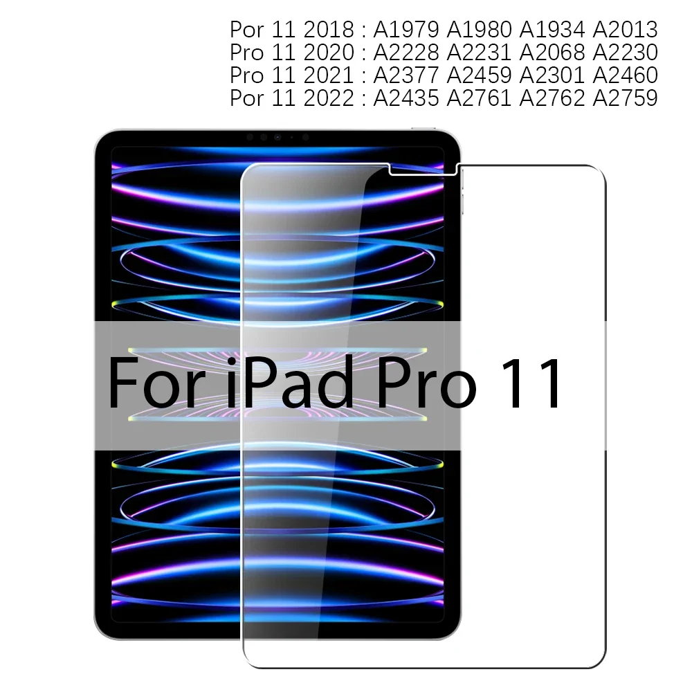 2PCS Screen Protector Case for IPad Pro 13 12.9 11 6th A16 M4 M2 2024 Air 5 4 3 2 1 9 9th 10 10th Gen Mini 6 10.9 10.2 9.7 Cover - Image 9