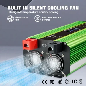 LCD 4KW 6KW 8KW Pure Sine Wave Inverter DC12V to AC110V Voltage Converter Solar Panel Inverter For Power Generation - Thumbnail Image 6