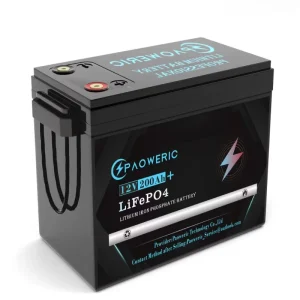 LiFePO4 Lithium Battery 12V with 150A BMS,Compact Lithium Iron Phosphate Battery for Solar, RV, Home Energy Storage - Thumbnail Image 3