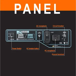 Dual Fuel 4500-Watt Propane and Gas Generator - Thumbnail Image 2