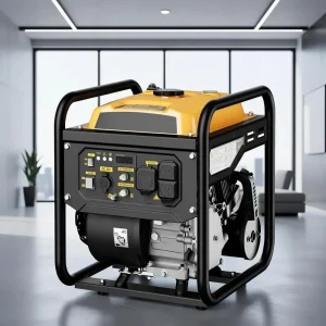 Portable 4000W Gas Inverter Generator, 208cc, 3200W Running Watts, 30A Outlet, 9-Hour Runtime, 55-lb Open-E Design