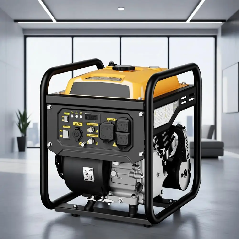 Portable 4000W Gas Inverter Generator, 208cc, 3200W Running Watts, 30A Outlet, 9-Hour Runtime, 55-lb Open-E Design - Image 1