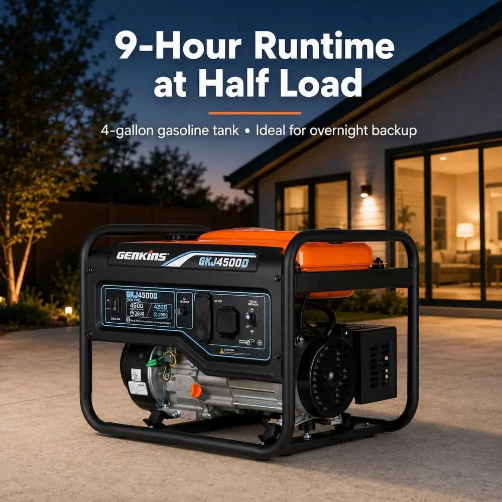 Dual Fuel 4500-Watt Propane and Gas Generator - Image 7