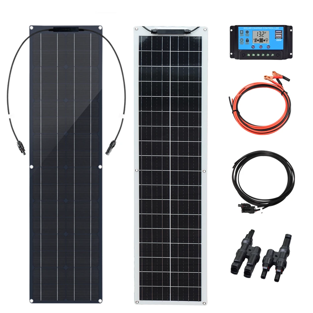 XINPUGUANG 50 Watt 12V 100 Watt Complete Solar Panel Kit OR Solar Panels for Charge 50W / 100W Off Grid Applications 12V 24V - Image 1