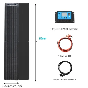 XINPUGUANG 50 Watt 12V 100 Watt Complete Solar Panel Kit OR Solar Panels for Charge 50W / 100W Off Grid Applications 12V 24V - Thumbnail Image 5