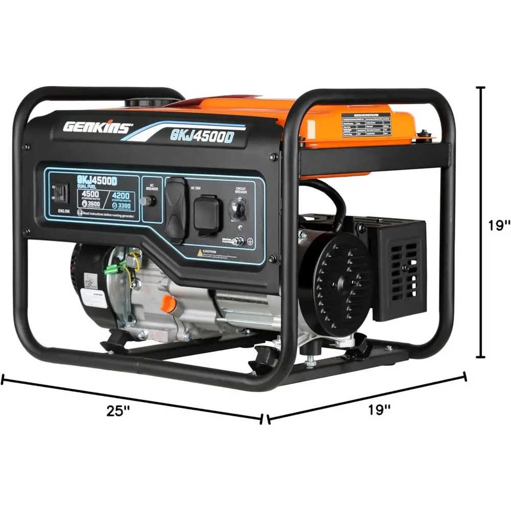 Dual Fuel 4500-Watt Propane and Gas Generator - Image 8