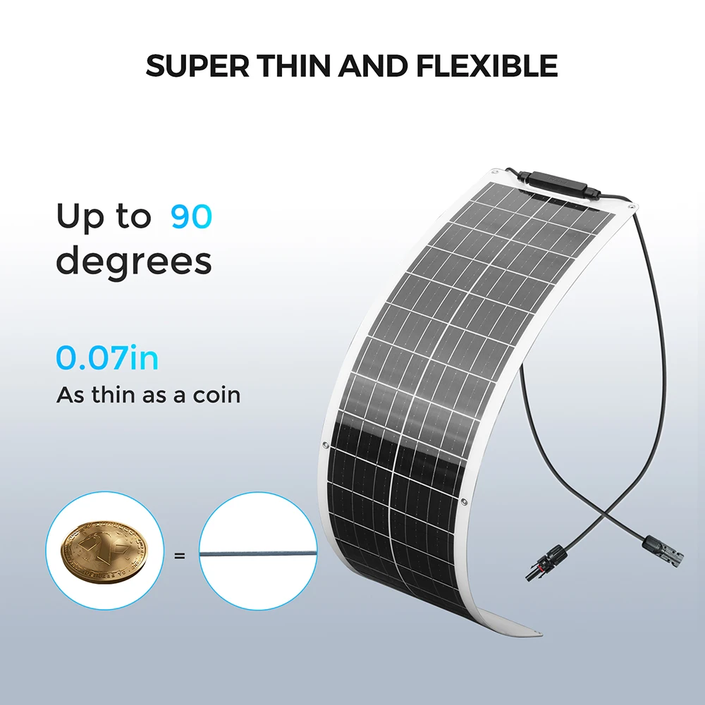 XINPUGUANG 50 Watt 12V 100 Watt Complete Solar Panel Kit OR Solar Panels for Charge 50W / 100W Off Grid Applications 12V 24V - Image 3